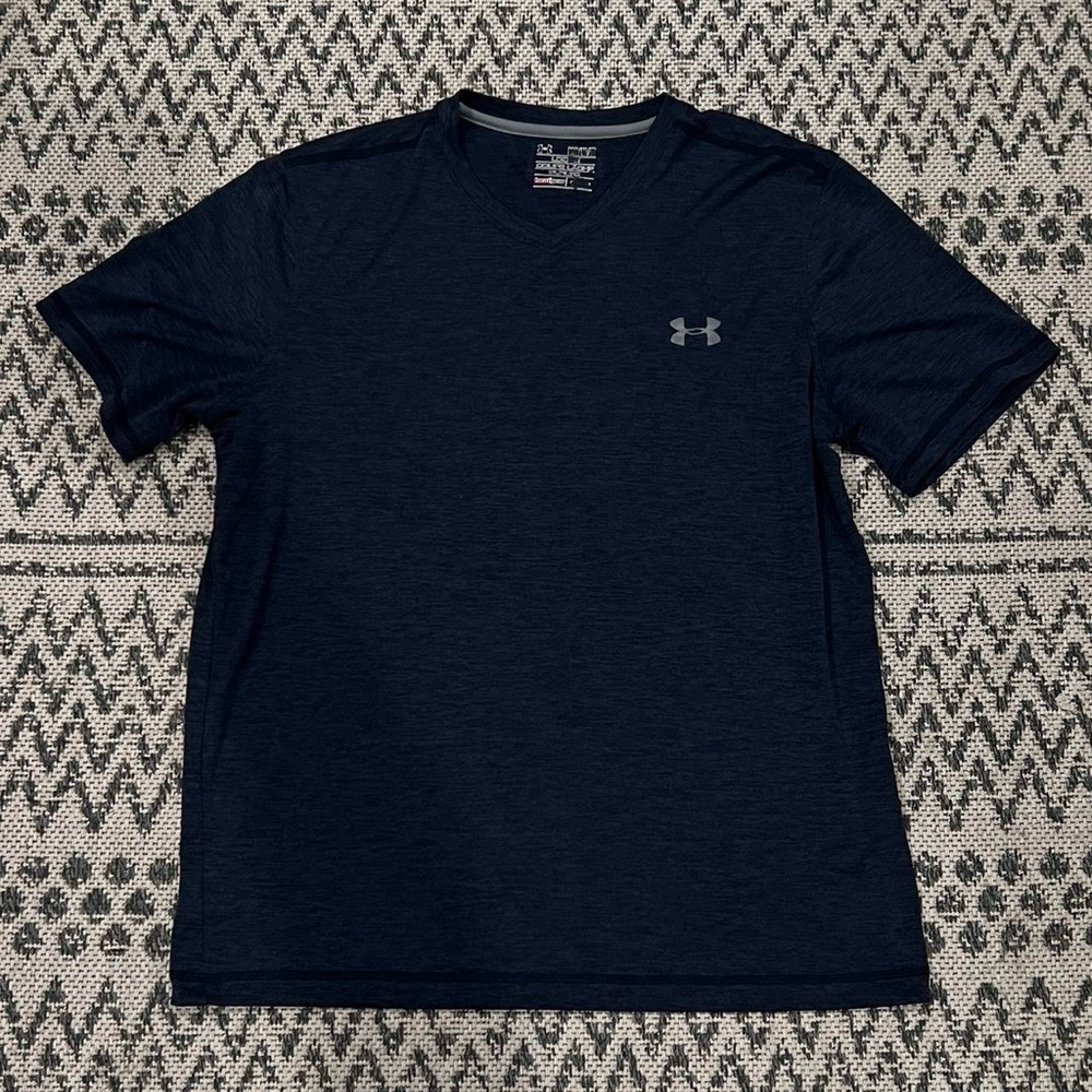 Under Armour Dark Blue Navy Athletic Shirt